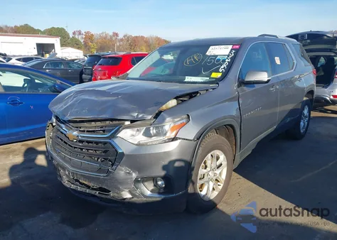2018 Chevrolet Traverse 1Lt из США, поврежденный, VIN 1GNERGKW9JJ229589